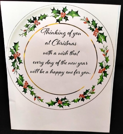 Christmas Plate With Stand Kit-1 by Margarette Blakeborough