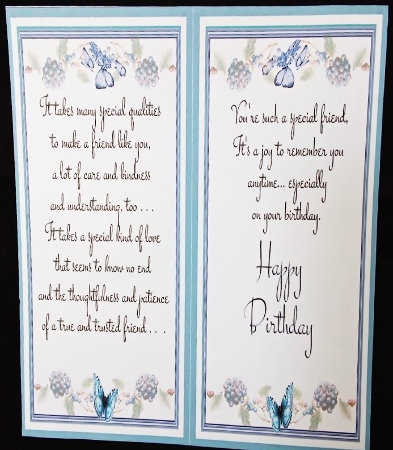 Butterfly Winter Berries - Mini Kit 6x6 by Margarette Blakeborough