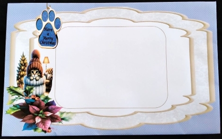 Christmas Paws Cat 8 by Margarette Blakeborough