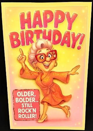 DD FUNNY FEMALE BIRTHDAY A4 32 by Margarette Blakeborough