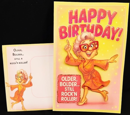 DD FUNNY FEMALE BIRTHDAY A4 32 by Margarette Blakeborough