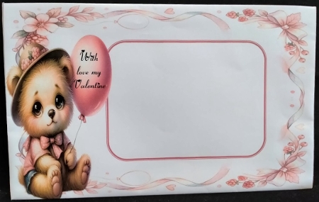 Valentines Cute Teddy 14 by Margarette Blakeborough