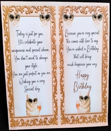 DD FUNNY FEMALE BIRTHDAY A4 77 by Margarette Blakeborough