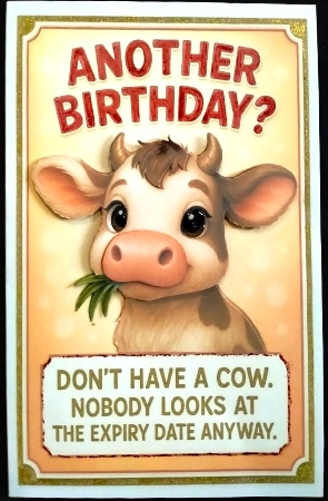 DD FUNNY BIRTHDAY A4 20 by Margarette Blakeborough