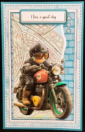 Vintage Biker by Margarette Blakeborough