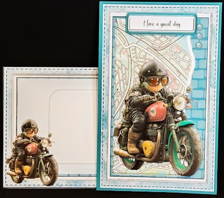 Vintage Biker by Margarette Blakeborough