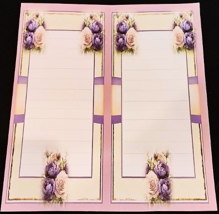 Journal Page Flowers 3 by Margarette Blakeborough