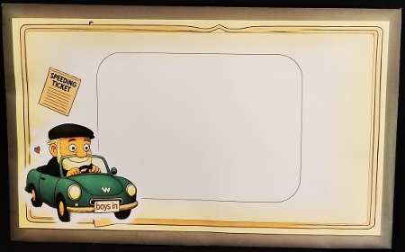 Age and speed limits male 5x7 by Margarette Blakeborough