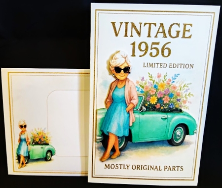 DD FUNNY FEMALE BIRTHDAY 70TH A4 1 by Margarette Blakeborough