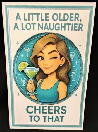 DD FUNNY FEMALE BIRTHDAY A4 166 by Margarette Blakeborough