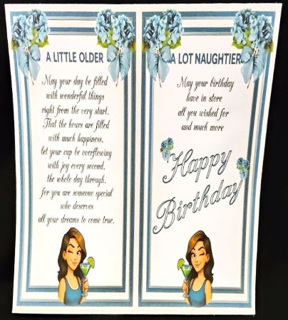 DD FUNNY FEMALE BIRTHDAY A4 166 by Margarette Blakeborough