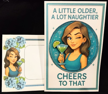 DD FUNNY FEMALE BIRTHDAY A4 166 by Margarette Blakeborough
