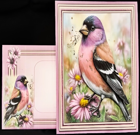 Music Bird - Mini Kit 6x6 by Margarette Blakeborough