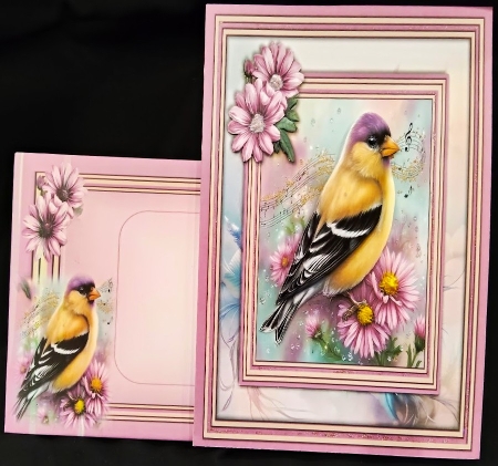 Music Bird - Mini Kit 6x6 by Margarette Blakeborough