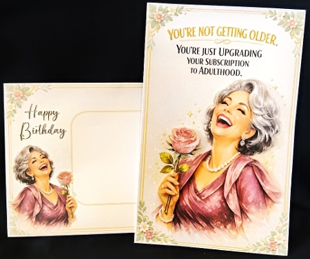 DD GOLDEN FEMALE BIRTHDAY A4 37 by Margarette Blakeborough