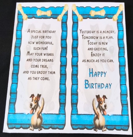 Bad Attitude Dog With Cheeky Humour 8X8 by Margarette Blakeborough