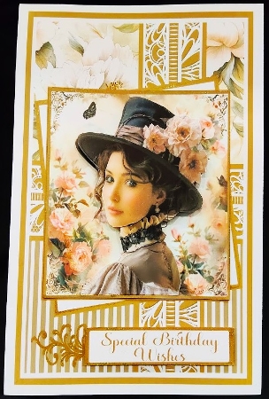 Vintage Ladies Mini Kit 5x7 (3) Plus Bonus by Margarette Blakeborough