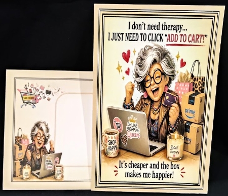 Online Shopping Queen Mini Kit by Margarette Blakeborough