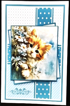 Cute Kitty Mini kit 5x7 (3) Plus Bonus by Margarette Blakeborough