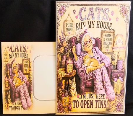 Cats Run My House Mini Kit  by Margarette Blakeborough