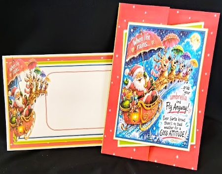 Santas Weather Funnies Fold Back Kit-2 by Margarette Blakeborough
