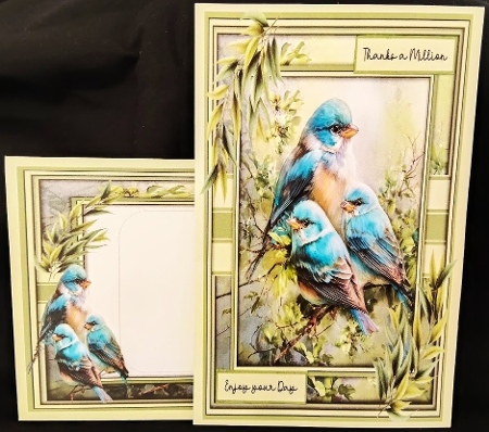 Bleu Birds 2 - Mini Kit 6x6 by Margarette Blakeborough