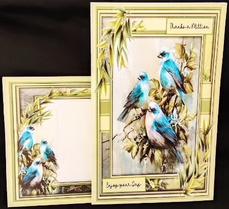 Bleu Birds 2 - Mini Kit 6x6 by Margarette Blakeborough