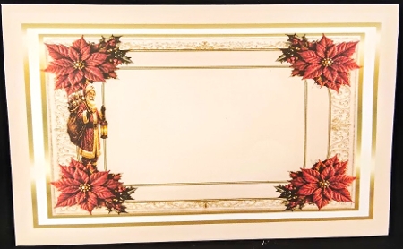  embossed look christmas santa by Margarette Blakeborough
