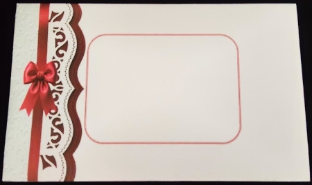 Cute Kitten 5x7 Christmas Card Kit with Embossed Panels & Festive Toppers by Margarette Blakeborough