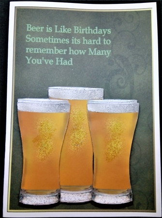 Beer is Like Birthdays by Margarette Blakeborough