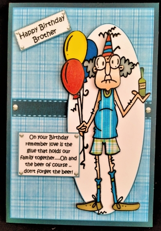 Selaction of Four Gus Birthday Toppers by Margarette Blakeborough
