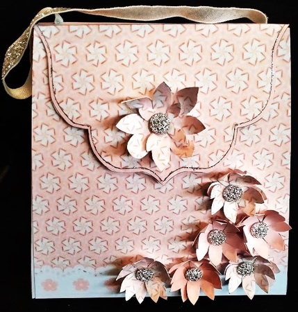 Large Gift Handbag - Windmill Flowers by Margarette Blakeborough