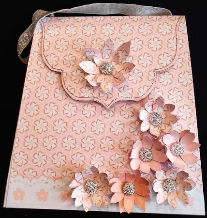 Large Gift Handbag - Windmill Flowers by Margarette Blakeborough