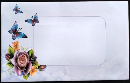 Majestic Blackberry Rose Corner Stacker Topper 2 by Margarette Blakeborough