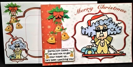 Santa Just Called Stella Quick Card by Margarette Blakeborough