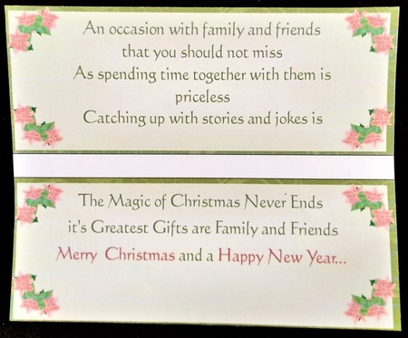 Candle Trio in Laws at Christmas Double Octagon Card Kit by Margarette Blakeborough