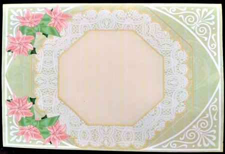 Candle Trio in Laws at Christmas Double Octagon Card Kit by Margarette Blakeborough