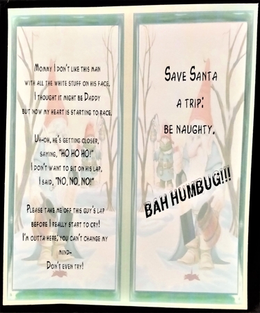 Bah Humbug! Christams Pyramge Sheet by Margarette Blakeborough