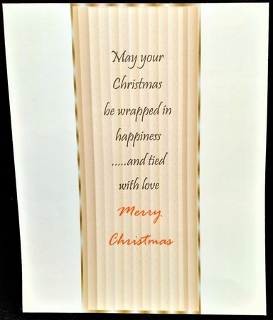 Vintage Church Window No Hole Fold Back Card by Margarette Blakeborough