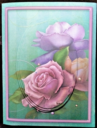 Lilac Roses Notelet Gift Set by Margarette Blakeborough