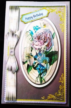 Lovely Liac Roses in Pyramid  by Margarette Blakeborough
