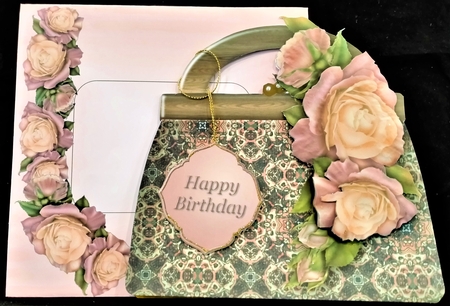 Tapestry and Roses Handbag Card Mini Kit by Margarette Blakeborough