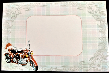 Christmas Motorbike by Margarette Blakeborough