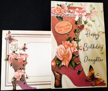 Pretty Pink Ladies Boot Plus Gift Card by Margarette Blakeborough