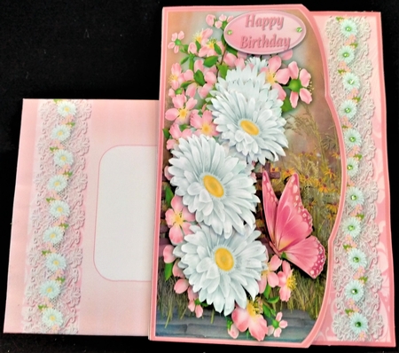 Blossom and Daisies Shaped Edge Card Mini Kit by Margarette Blakeborough