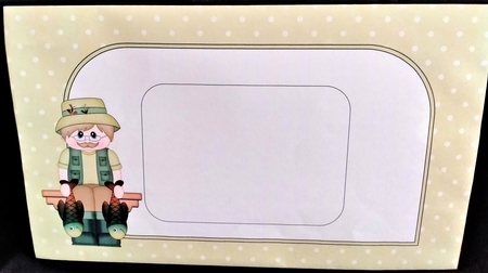 3D on the Shelf Card Kit - Fisherman Martin by Margarette Blakeborough