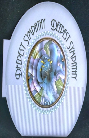 Winter Lilies Pyramage - Deepest Sympathy by Margarette Blakeborough