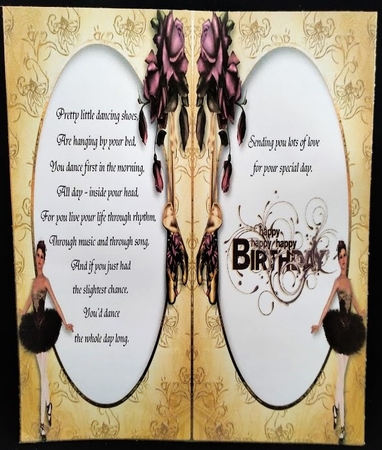 Purple & Golden Ballet Beauty by Margarette Blakeborough