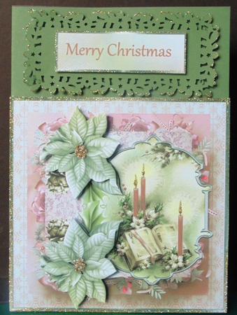 The Christmas Story 7x7 Card with Decoupage by Margarette Blakeborough