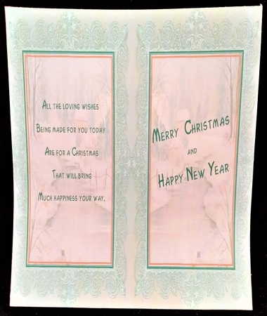 The Frozen Stream with Lace Frame 7x7 by Margarette Blakeborough